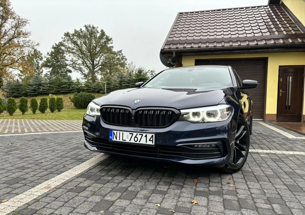 BMW Seria 5 cena 129150 przebieg: 122000, rok produkcji 2018 z Kisielice małe 742
